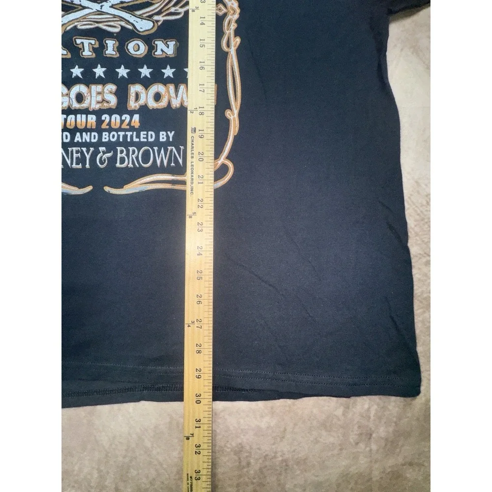 Kenny Chesney Zac Brown Band Sun Goes Down Tour 2024 T-shirt Size 2XL - Picture 3 of 7